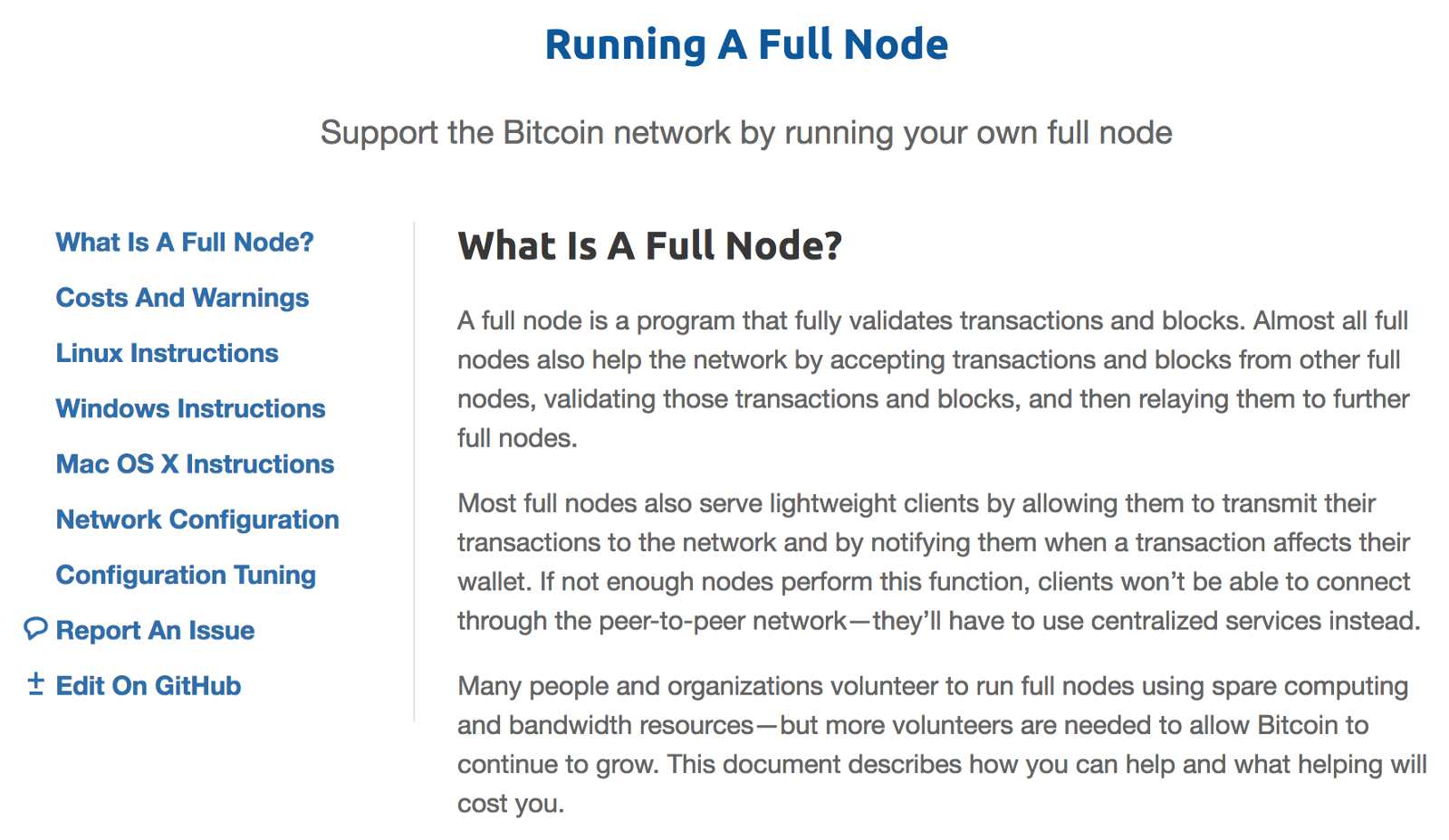 how to run a bitcoin node