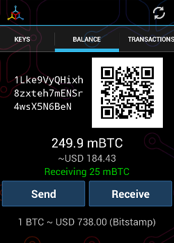 Mycelium - Mobile - Android - Choose your wallet - Bitcoin